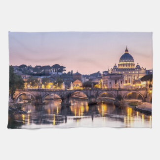 Rome Italy - St Peters Cathedral Tea Towel