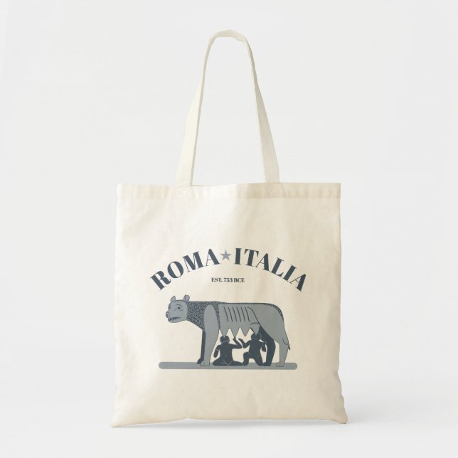Rome, Italy: The Capitoline Wolf Tote Bag (Front)
