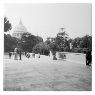 Rome Italy, The Vatican Gardens Tile