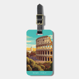 Rome Italy Travel Luggage Tag