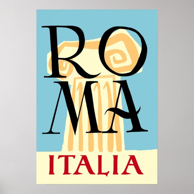 Rome, Italy travel poster (Front)