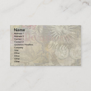 Rome Italy Travel Vacation Holiday City Business Card