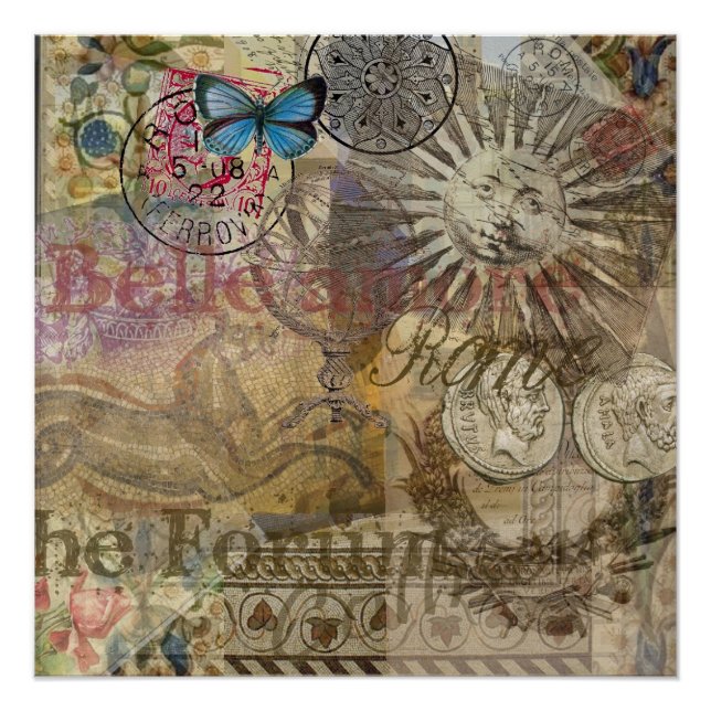 Rome Italy Travel Vacation Holiday City Poster (Front)