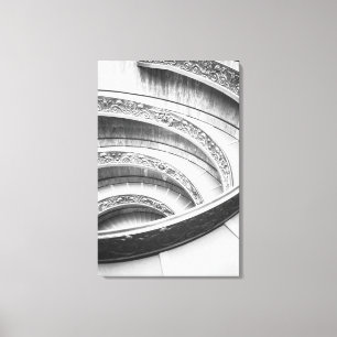 Rome Italy, Vatican Staircase 2 Canvas Print