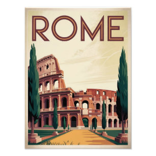 Rome Italy vintage Photo Print