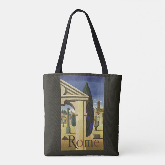 Rome Italy vintage travel bags (Back)