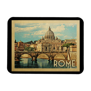 Rome Italy Vintage Travel Magnet