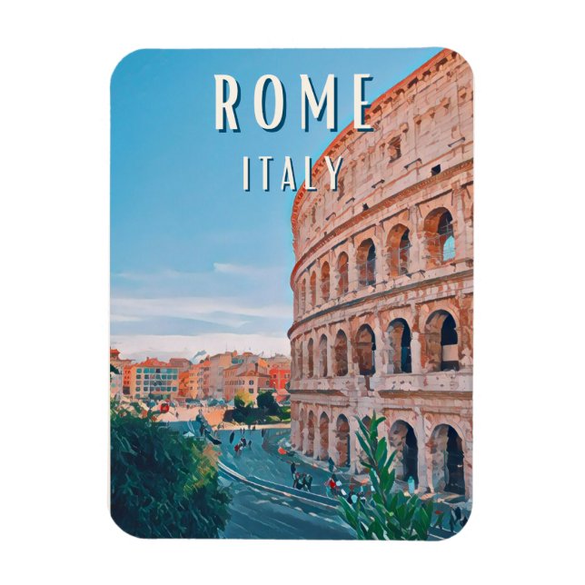 Rome, la ville de la Dolce Vita et du charme itali Magnet (Vertical)