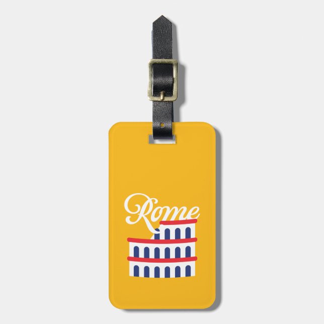 Rome Luggage Tag (Front Vertical)
