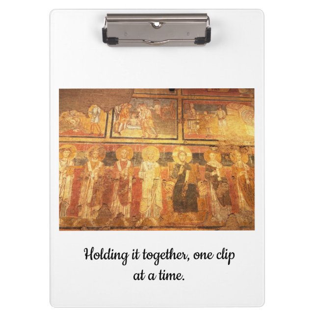 Rome palentine hill mural art Clipboard (Front)