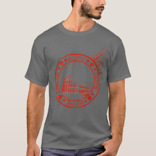 Rome Postage Cancellation Stamp T-Shirt