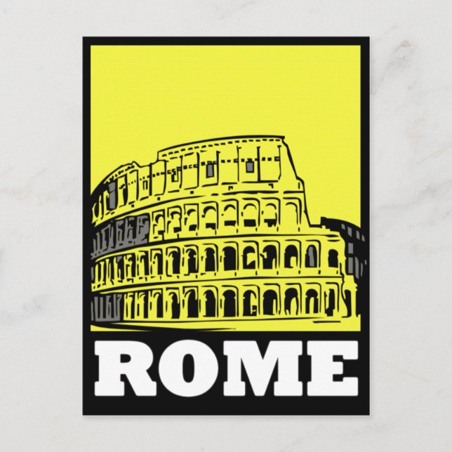 Rome Postcard Design (Front)