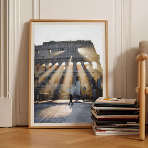 Rome Print Rome Poster Colosseum Print Italy Trave