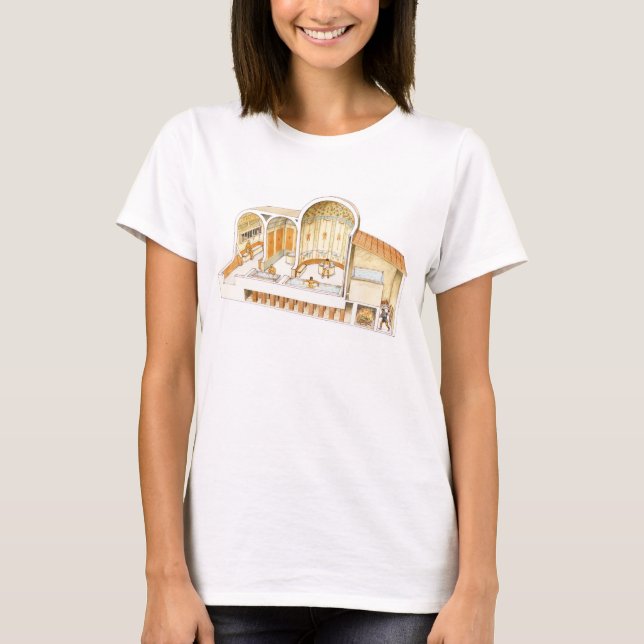 Rome. Private Baths T-Shirt (Front)