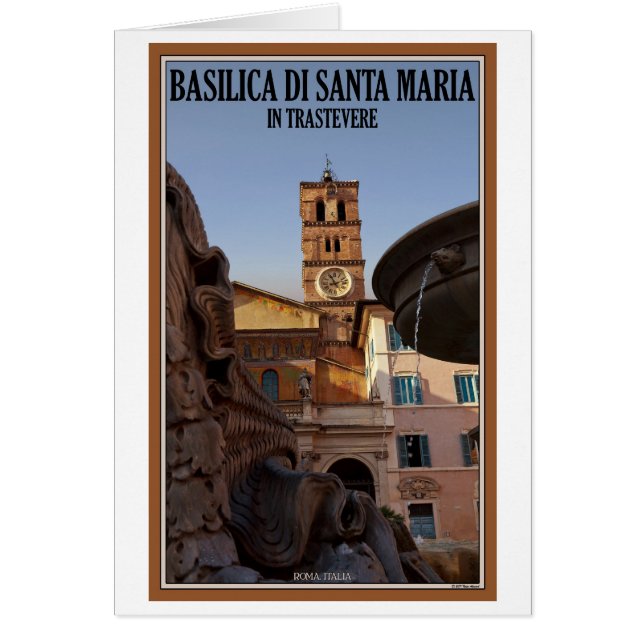 Rome - Santa Maria in Trastevere (Front)