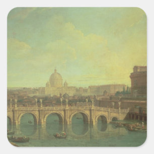 Rome Square Sticker