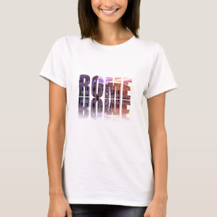 Rome text souvenir T-Shirt