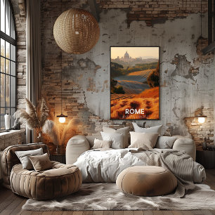 Rome: The Eternal City, Rustic and Vatican Landsca Poster