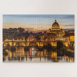 Rome-tiber river-St.Peter Jigsaw Puzzle