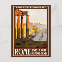 Rome Travel Poster Vintage
