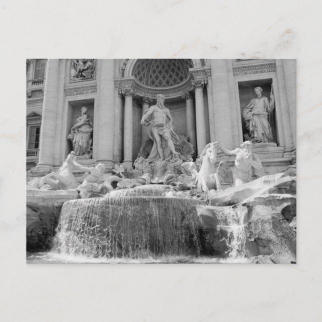 Rome, Trevi Fountain Postcard (Front)