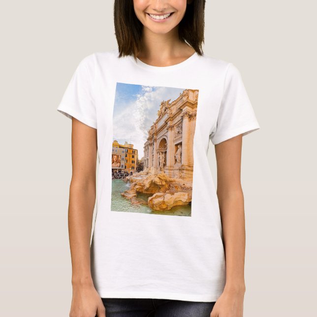 Rome Trevi Fountain T-Shirt (Front)