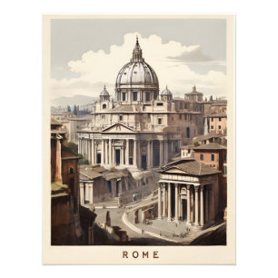 Rome vintage poster