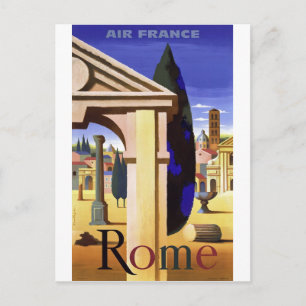 Rome Vintage Travel Postcard