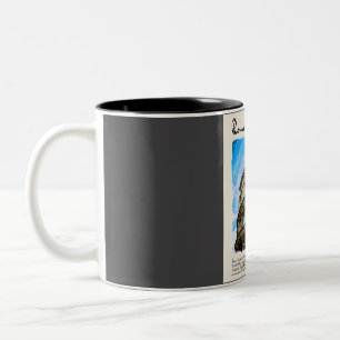 Rome Vintage Watercolour Travel  Two-Tone Coffee Mug