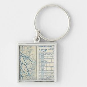 Rome, Watertown and Ogdensburg Railroad Key Ring