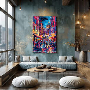 Rome: When in Rome - Contemporary Art Poster
