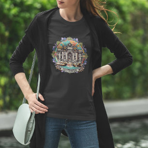 Rome Whispering Fountain Womens Basic T-Shirt