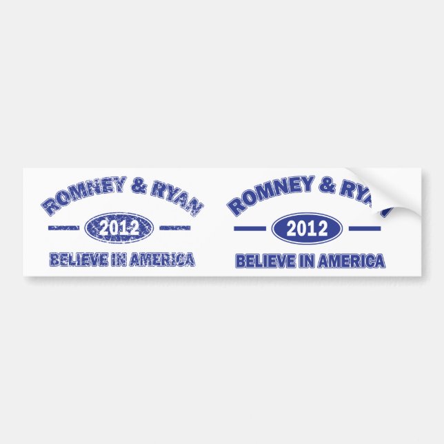 Romeny Ryan Bumper Sticker (Front)