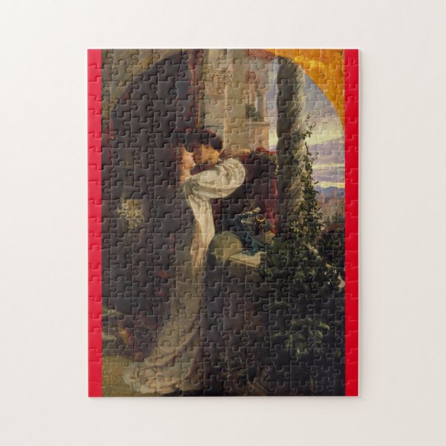Romeo and Juliet 1884 Verona Balcony Dicksee art Jigsaw Puzzle (Vertical)