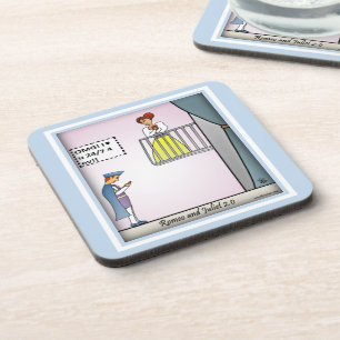 Romeo and Juliet 2.0 Blue Coaster