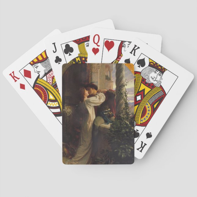 Romeo and Juliet (by Frank Dicksee) Playing Cards (Back)