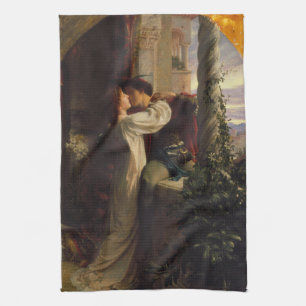 Romeo and Juliet (by Frank Dicksee) Tea Towel
