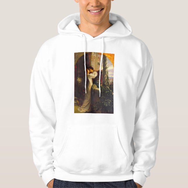 Romeo and Juliet c. 1884 by Sir Frank Dicksee Hoodie (Front)