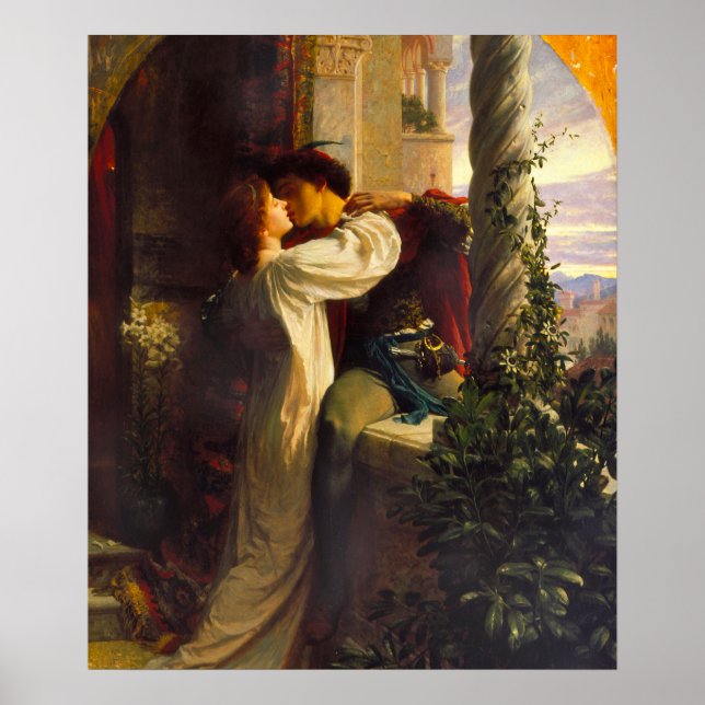 Romeo and Juliet c. 1884 by Sir Frank Dicksee Poster (Front)