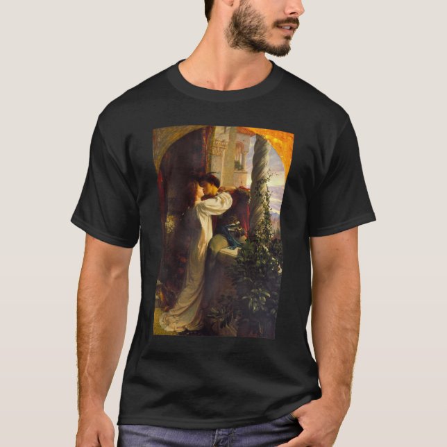 Romeo and Juliet c. 1884 by Sir Frank Dicksee T-Shirt (Front)