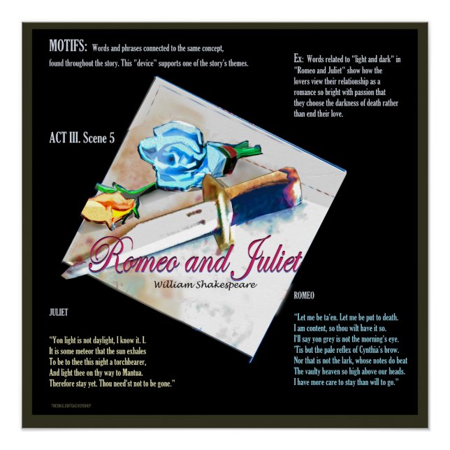 Romeo and Juliet Motifs Poster (Front)