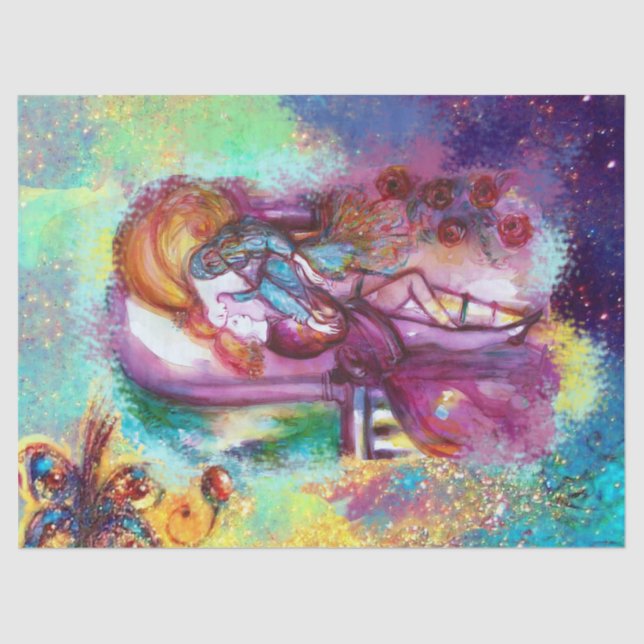 ROMEO AND JULIET Romantic Valentines's Day Tissue Paper (Front)