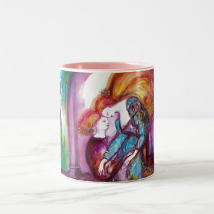 ROMEO AND JULIET Romantic Valentines's Day Two-Tone Coffee Mug