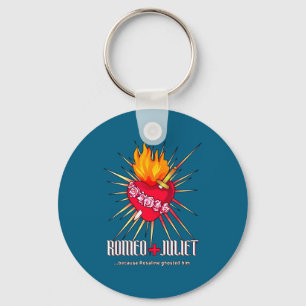 Romeo And Juliet Sacred Heart, Ghosted By Rosaline Key Ring