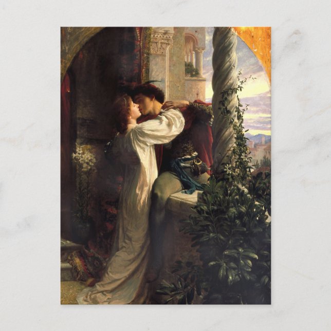 Romeo & Juliet by Frank Dicksee Postcard (Front)