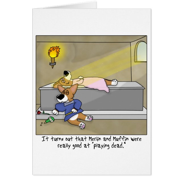 Romeo & Juliet Corgi Card (Front)