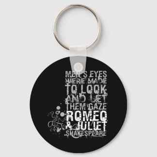 Romeo & Juliet Men Quote Key Ring