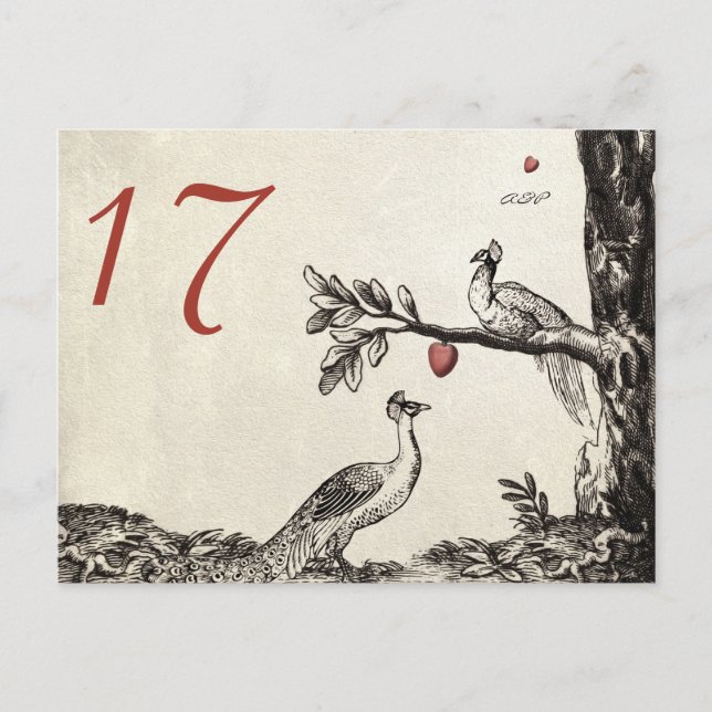 Romeo & Juliet - Peacock version Postcard (Front)