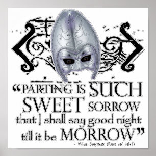 Romeo & Juliet Quote Poster