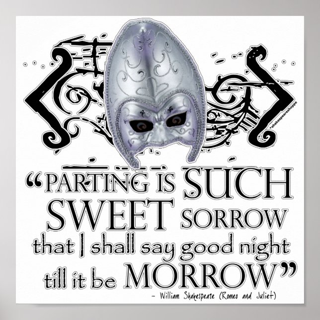 Romeo & Juliet Quote Poster (Front)